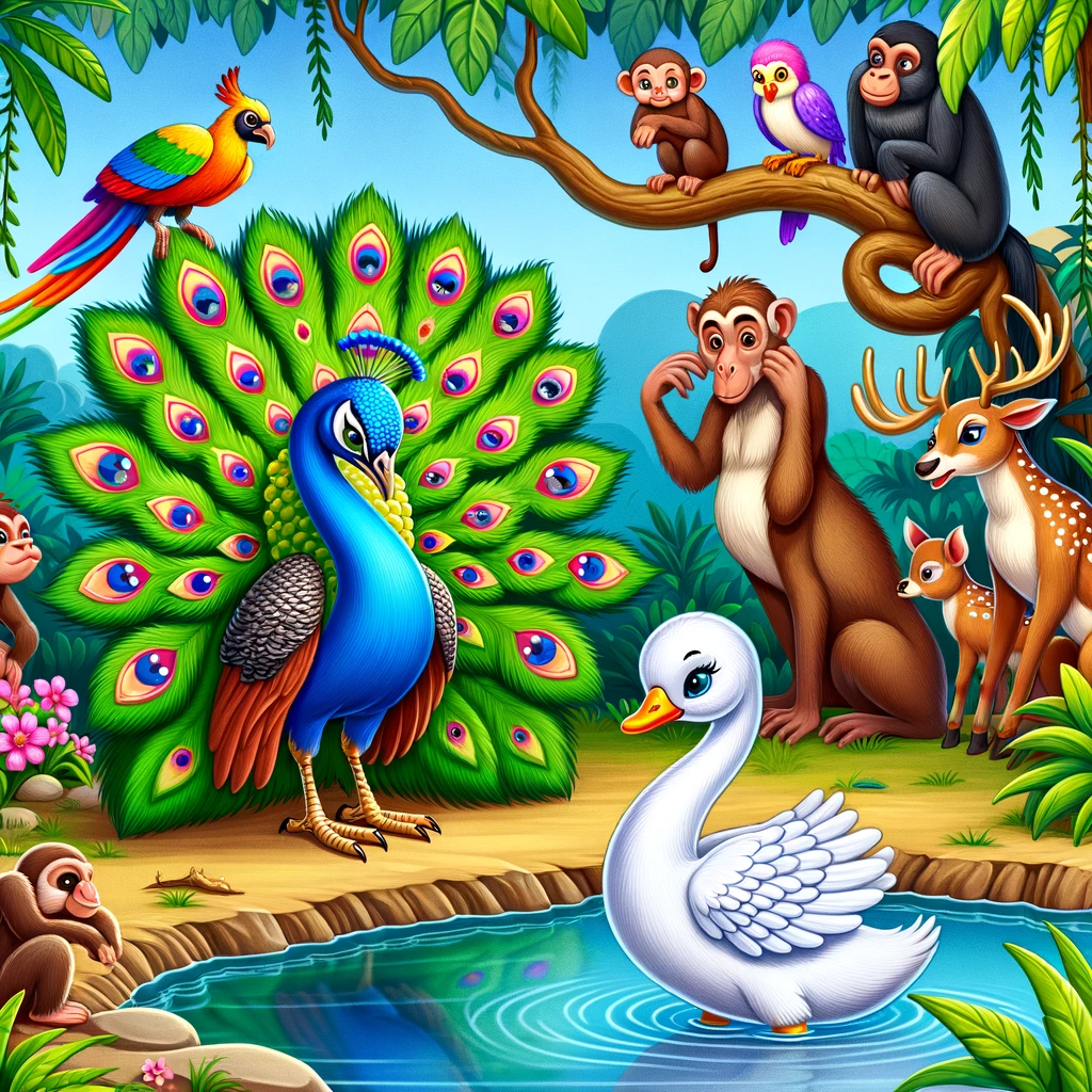 the vain peacock