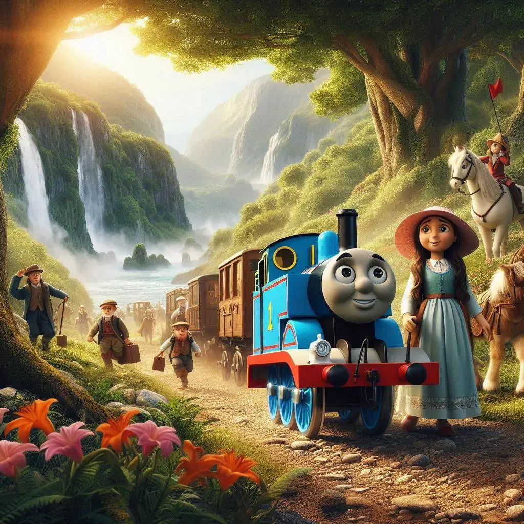 thomas y lily en la isla de sodor