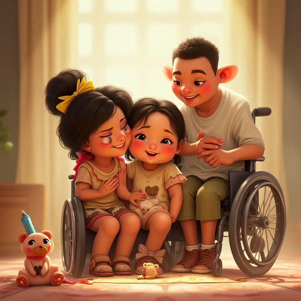 tres corazones unidos por el amor y la magia de la infancia (1)