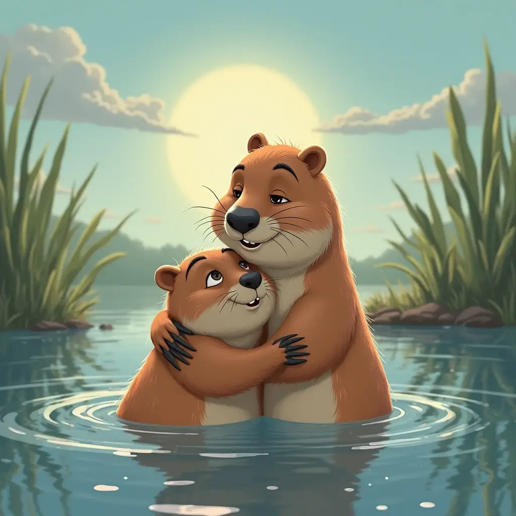 un amor que flota en el agua como el refugio de la capibara (1)