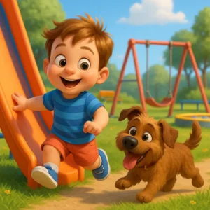 un dia de diversion en la plaza con shaggy