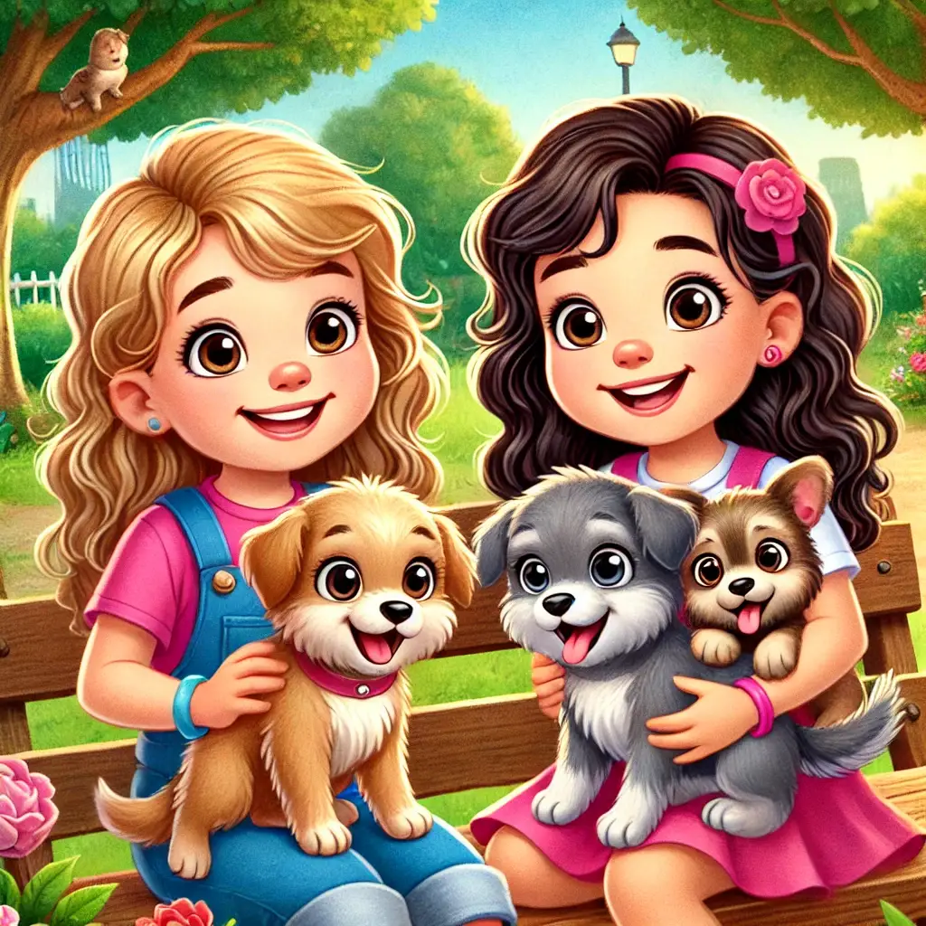 un encuentro inesperado en el parque se convierte en el secreto de las ninas y los perritos moka y rock (1)