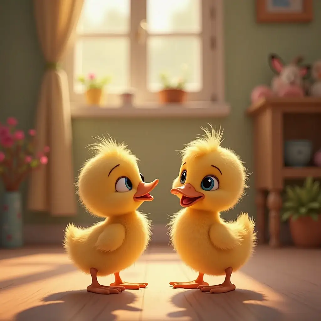 un patito solitario encuentra su hogar con amor y carino (1)