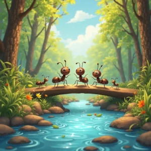 un puente de amistad y solidaridad en el corazon del bosque (1)