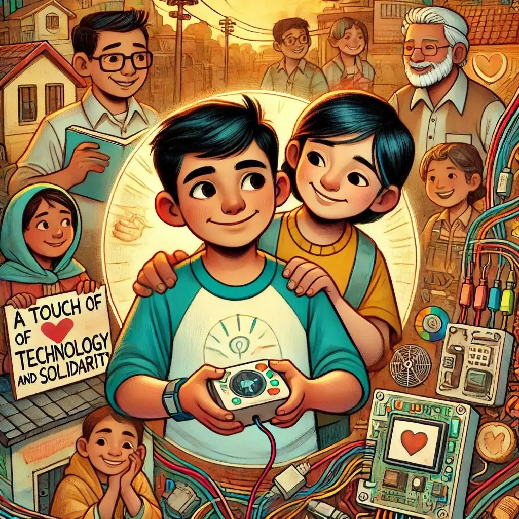 un toque de tecnologia y solidaridad en la vida de paco