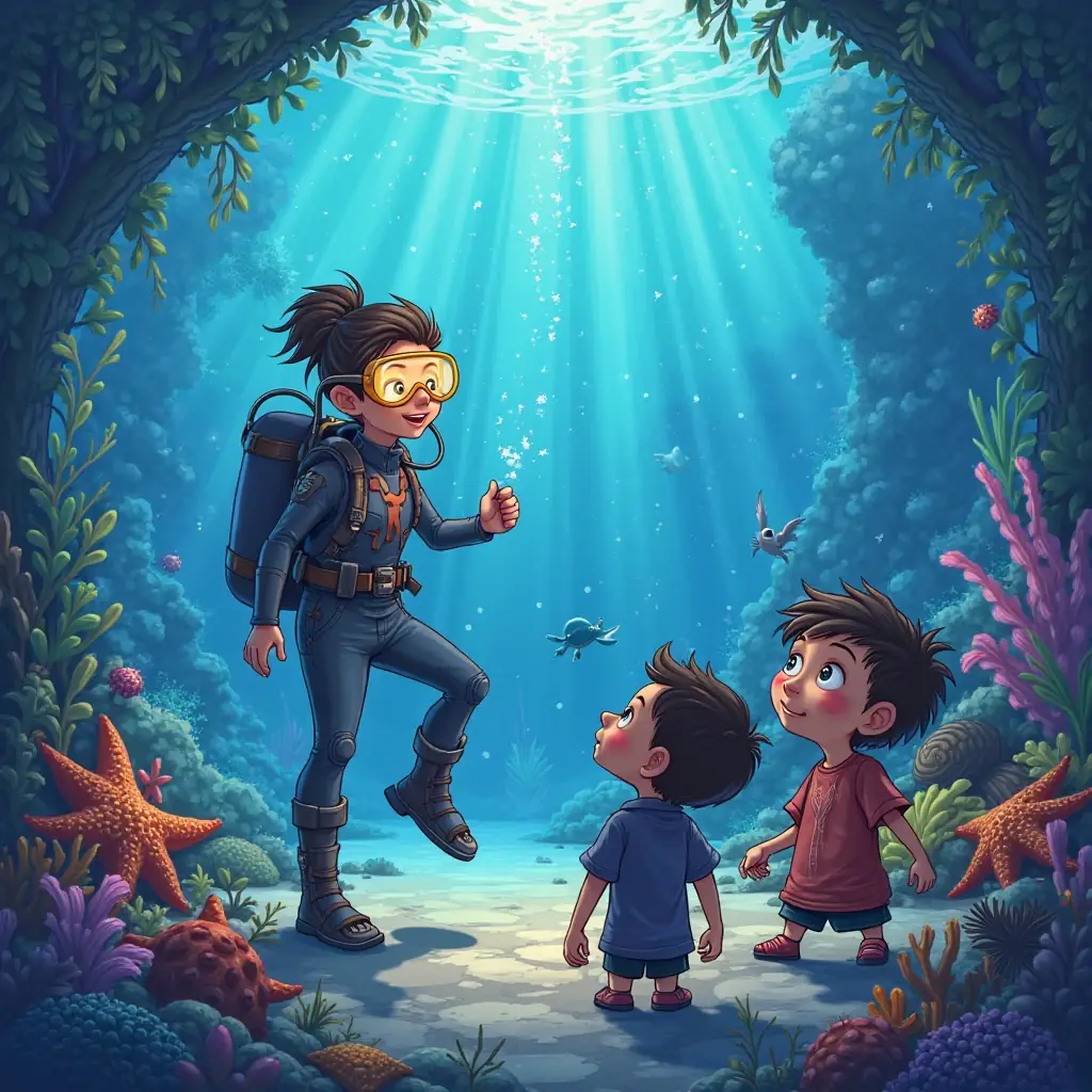 un viaje magico bajo el mar de los suenos