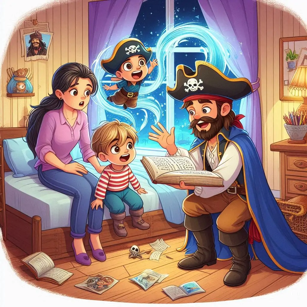 una aventura de piratas con denzel jendry y elsa