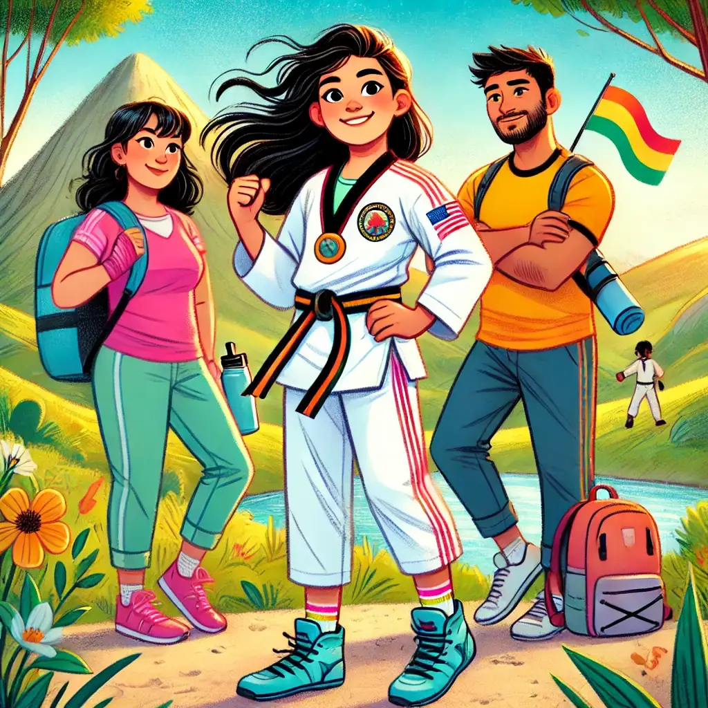 una familia unida en el camino del taekwondo y la felicidad (1)
