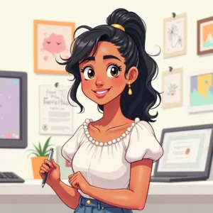 vailly oulette evans a rising star focused on animation and comedy (1)